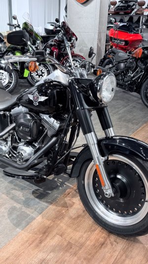 2016 HD Fat Boy 103 Vivid Black ABS 32K (VIN *5HD*1685)