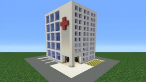 Стрим + Видео по строительству больницы в майнкрафт.