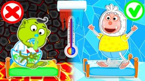 Маша и Леопольд. Холод и тепло - Мультик для детей