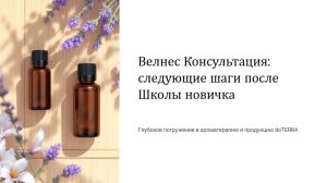 Велнес Консультация, Школа Новичка апрель 2026