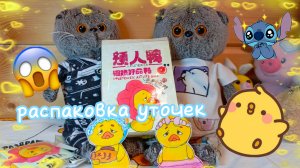 БАСИКИ🐱 РАСПАКОВКА УТОЧЕК 🐤💛 #басик
