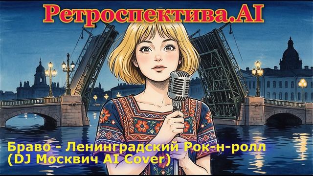 Ретроспектива AI. Браво - Ленинградский Рок-н-ролл (DJ Москвич AI Cover)