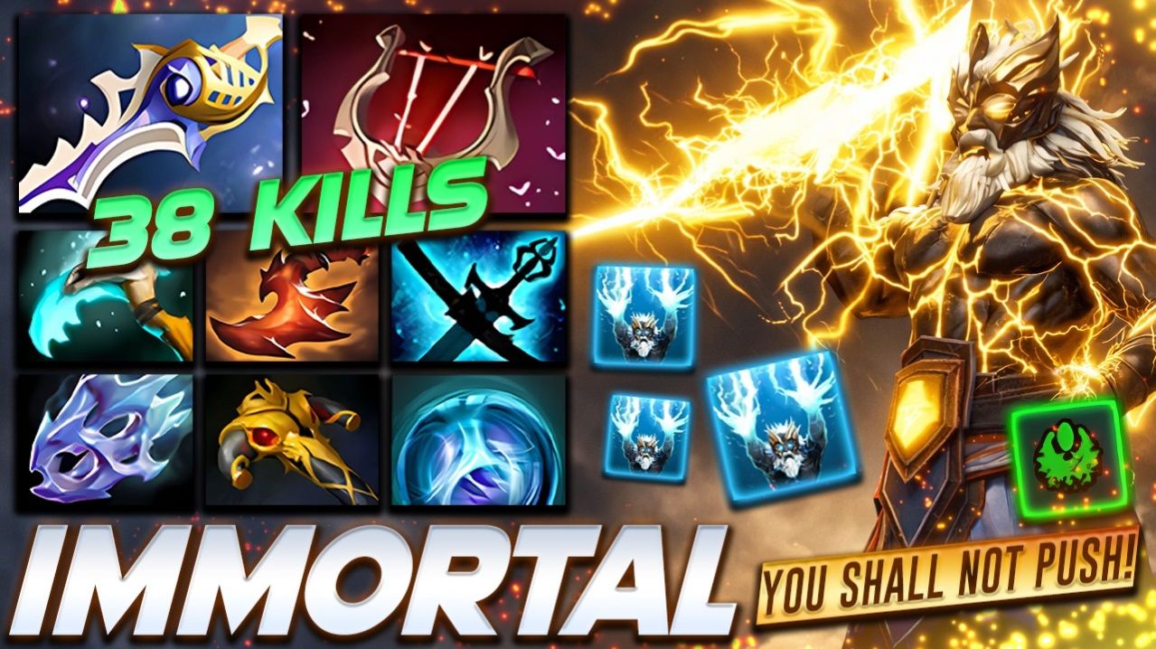 ZEUS LIGHTNING CARRY — профессиональный геймплей в Dota 2 [Смотри и учись]