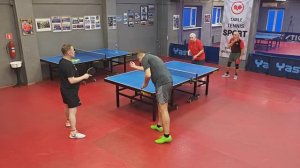Мухаметов/Васильев (1084) - Мухин/Финашко (919) 05.04 настольный теннис СПб