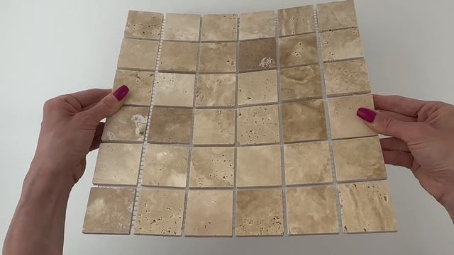 Мозаика TRAVERTINE BEIGE POL 48x48