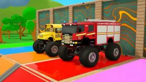 Бинго Малышка Акула Колеса на автобус детские машинки и футбольные мячи Детские песенки для малышей