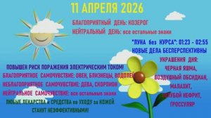 "АСТРОПРОГНОЗИК на 11.04.2026 для ВСЕХ ЗНАКОВ ЗОДИАКА"!!!