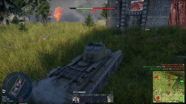 War Thunder. Часть 11. Танковые бои №51-№55.