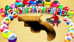 Мультики для малышей. Мультики эксперимент: Извержение пасты из пистолета. Детские мультики онлайн