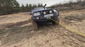 Испытания лебедки TRAVEL ZONE Winch 12000LB