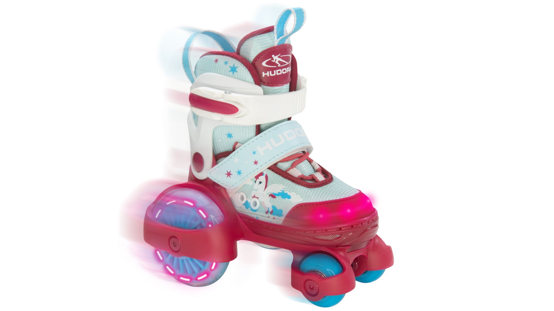 Раздвижные ролики-квады HUDORA My First Quad LED — идеальный старт для маленьких спортсменов!