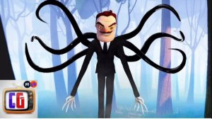 ПРИВЕТ СОСЕД СТАЛ СЛЕНДЕРМЕНОМ и ОХОТИТСЯ ЗА МНОЙ! Мод игры Hello Neighbor