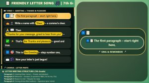 Песня про письмо на английском – структура informal letter для 7 класса с заданиями