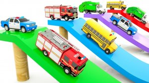 Пожарные машины школьные автобусы полицейские автомобили и мусоровозы проходят замену колес на новые