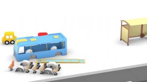 Сломавшийся автобус игрушек! Веселая школа ремонта