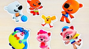 Мимимишки пазлы 🧩 видео для детей | Мультики с игрушками | Детям | Учим цвета | #детям