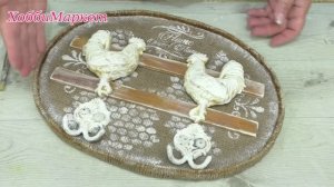 Вешалка в деревенском стиле своими руками. ХоббиМаркет