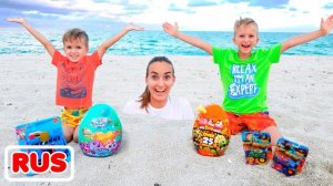 Веселые истории с игрушками с Владом и Никитой