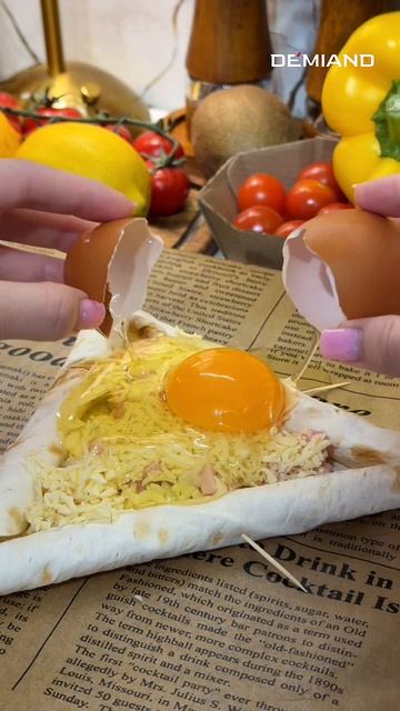 Сытный треугольник на завтрак 🍳