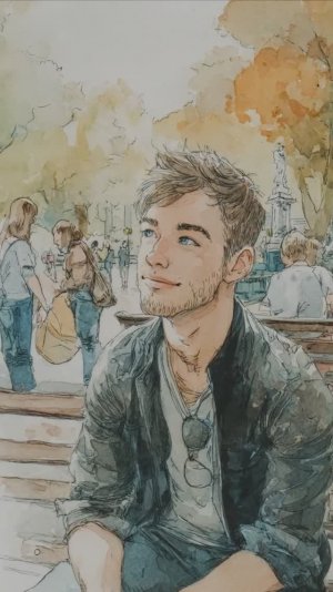 Вообще ни о чём  ( De rien du tout).  Красивая песня на французском  языке.