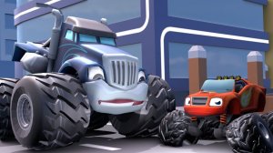 Мультфильм „Блейз“: Столкновение монстр‑траков | История Блейза, 3D‑анимация