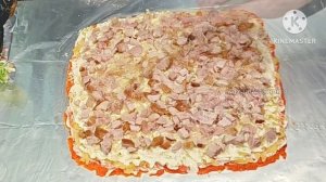 Как КРАСИВО Покрасить САЛАТ на Пасху! ГОТОВИТЬ ТАК ПРОСТО, А ПОЛУЧАЕТСЯ ТАК ВКУСНО.