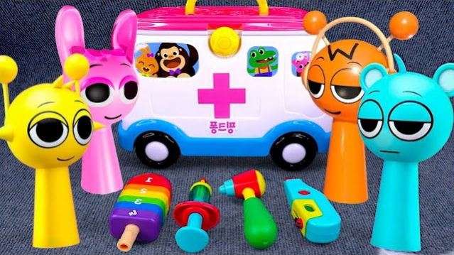 СПРУНКИ ДОКТОР 6 МИНУТ ЗАЛИПАТЕЛЬНОГО РАСПАКОВКА СПРУНКИ ОРЕН ДОКТОР, НАБОР СКОРОЙ ПОМОЩИ ИГРУШЕК