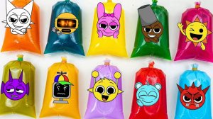 Мультики для детей 💖 Давайте Узнаем, какой Спрунки выпадет из разноцветного мешка. Мультики малышам