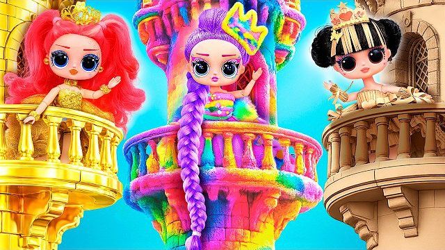 Картонные, пушистые и золотые образы принцесс для Кейпоп охотниц на демонов! 10 поделок для кукол