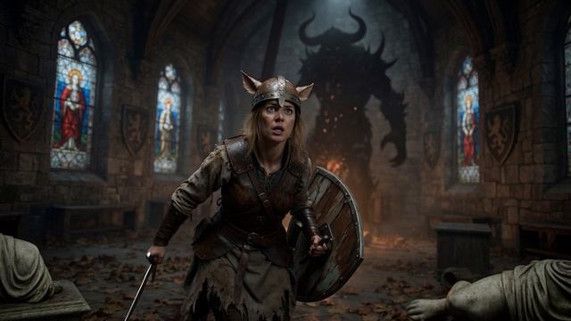 Мы играем за Люси — девушку с кошачьими ушами, которая путешествует из мира в мир.