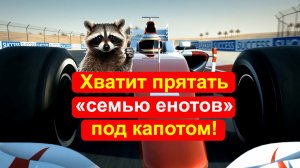 Хватит прятать семью енотов под капотом