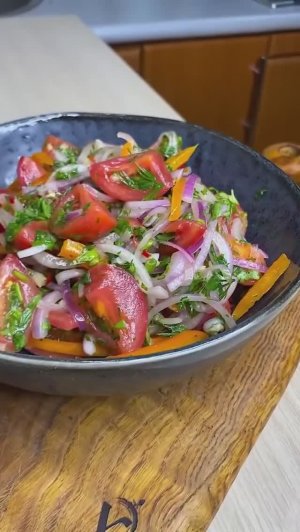 🍅 Закуска из помидоров к шашлыку.