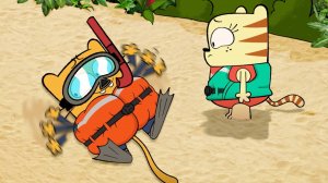 Олли и Мун,  71 серия. Бесстрашные на Фиджи