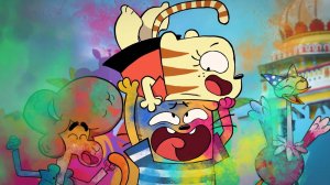 Олли и Мун,  67 серия. Растяжка в Индии