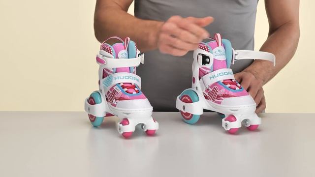 Раздвижные ролики-квады HUDORA My First Quad: идеальный старт для вашего ребенка!