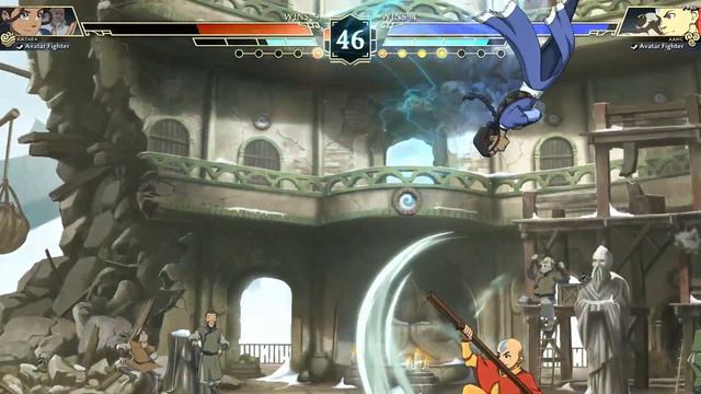 Avatar Legends: The Fighting Game - Official Katara Vs. Aang Match 2 Gameplay