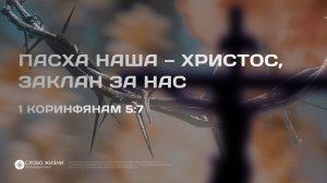 Страстная Пятница / Причастие / 10.04