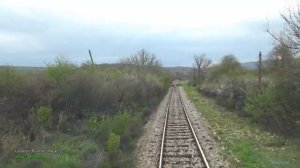 Вид из кабины по маршруту поезда Заечар — Прахово-Пристанище CABVIEW Zaječar - Prahovo pristanište