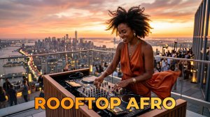 Afro House на крыше | Закат, город и мощный грув 2026
