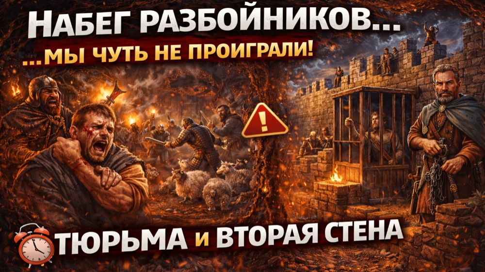 НАБЕГ РАЗБОЙНИКОВ… МЫ ЧУТЬ НЕ ПРОИГРАЛИ & Прохождение Going Medieval #4