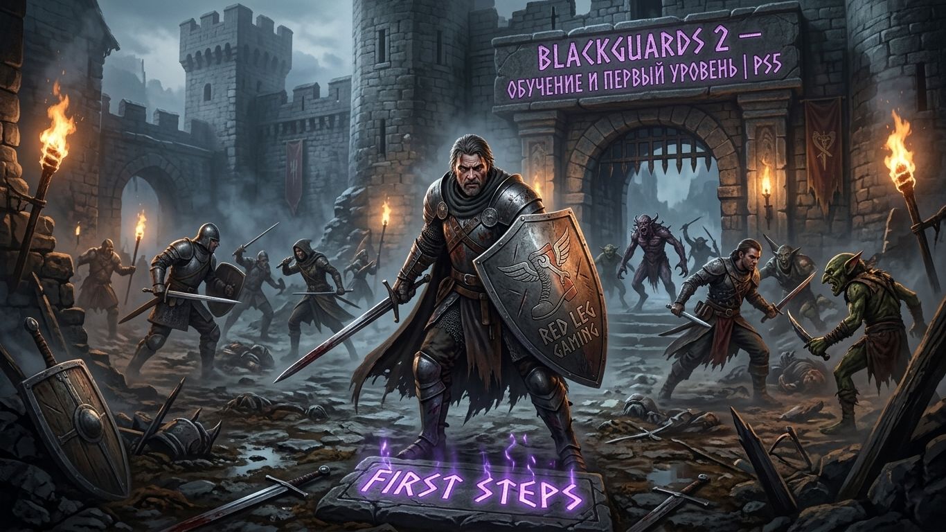 Blackguards 2 — Начало игры | Туториал и первый бой | PS5