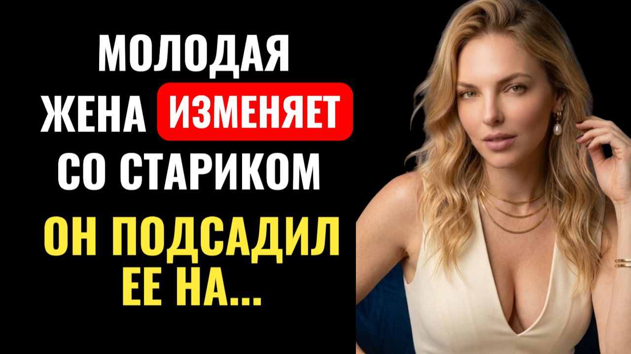 Молодая жена изменяет со стариком! Он подсадил её на…