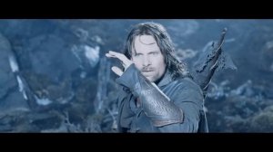 Арагорн, Леголас и Гимли встречают Гэндальфа. Властелин колец_ Две крепости.