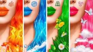Четыре стихии Огонь vs Вода vs Воздух vs Земля! Экстремальное преображение!