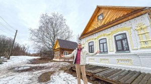 Непонятная весна в деревне. Первые дары природы и отделанный лестничный проём в мастерской