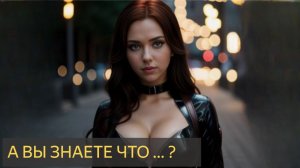 А вы знаете, что ...._ (Видео 2)