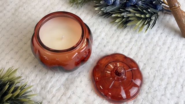 Свеча в шкатулке ХЭЛЛОУ-ГЛАСС, каштановая, 9 см, ACC316230-3