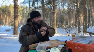 Дегустация различной еды из диких зверей: марал, кабан, медведь, бобер и другие