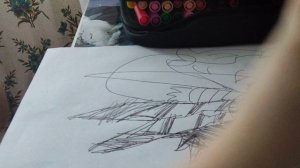 рисую своего персонажа дрона убийцу