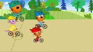 короче прохождение игры велогонка три кота